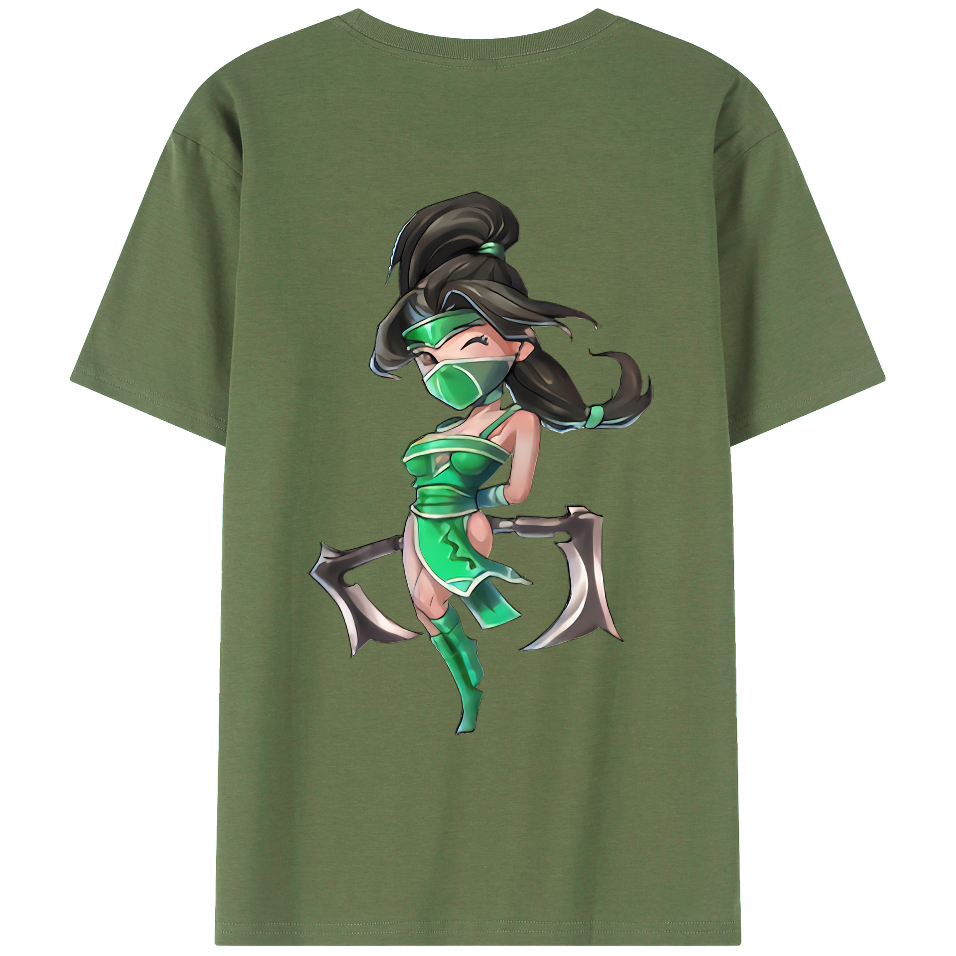 （画像用） リーグ・オブ・レジェンド League of Legends LOL 綿100％ メンズ半袖Tシャツ（バックプリント） 通気性
